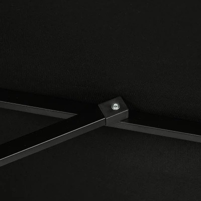 9' X 9' Mirage II Market Patio Umbrella With Auto-Tilt Black - Island Umbrella 5 9' X 9' Mirage II Market Patio Umbrella With Auto-Tilt Black - Island Umbrella - Image 5