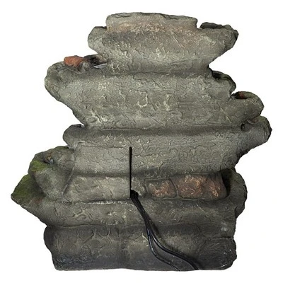 Design Toscano Ribbon Ridge Cascading Waterfall Illuminated Garden Fountain 3 Design Toscano Ribbon Ridge Cascading Waterfall Illuminated Garden Fountain - Image 3