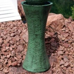 Sunnydaze Decor Sunnydaze Outdoor Polyresin Desert Spring Solar Powered Water Fountain With Battery Backup, Submersible Pump, And Panel - 30" -Garden Furniture Store GUEST 64c68f9a 392a 4ef8 9015 9c26186bc55e