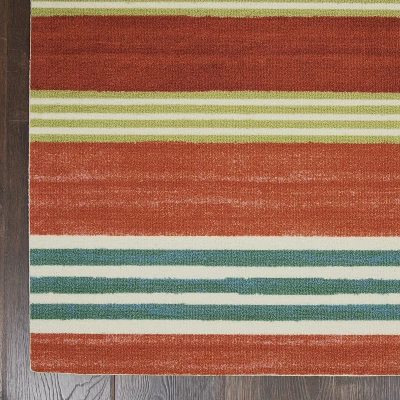 Waverly Sun N Shade SND71 Green/Teal Indoor/Outdoor Area Rug 1 Waverly Sun N Shade SND71 Green/Teal Indoor/Outdoor Area Rug