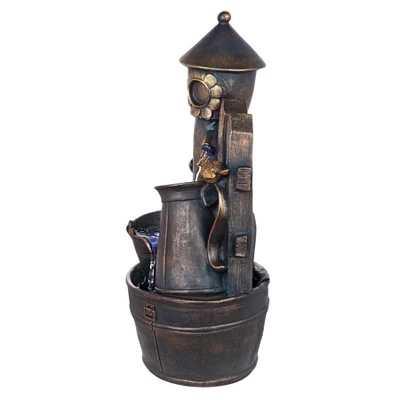 Design Toscano Backyard Buckets Of Fun Cascading Waterfall Garden Fountain 3 Design Toscano Backyard Buckets Of Fun Cascading Waterfall Garden Fountain - Image 3