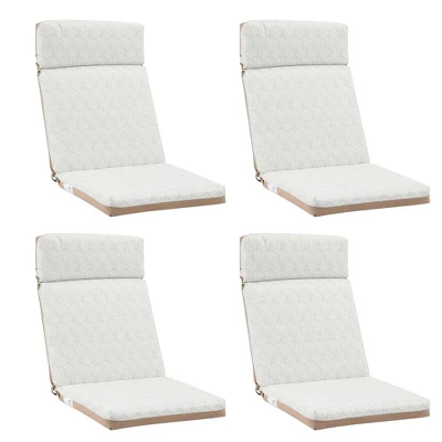 Aoodor Reversible Design High Back Chair Cushions Set Of 4 6 Aoodor Reversible Design High Back Chair Cushions Set Of 4 - Image 6