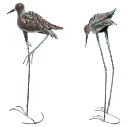 Sunnydaze Decor Sunnydaze Patina Crane Metal Outdoor Detailed Garden Statue - Brown/Blue - 2pc 12 Sunnydaze Decor Sunnydaze Patina Crane Metal Outdoor Detailed Garden Statue - Brown/Blue - 2pc -Garden Furniture Store GUEST 740fbf55 b174 4b61 9e24 998a00d5918a