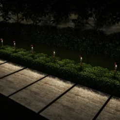 Nature Spring Set Of 12 Stainless Steel Solar Path Lights - 12.2", Bronze -Garden Furniture Store GUEST 7460650f 8e28 4d8a b522 17b51add0421