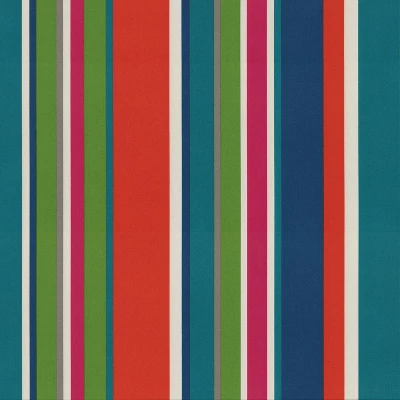 2pk Oversize St. Lucia Stripe Rectangular Throw Pillows Blue - Pillow Perfect 1 2pk Oversize St. Lucia Stripe Rectangular Throw Pillows Blue - Pillow Perfect