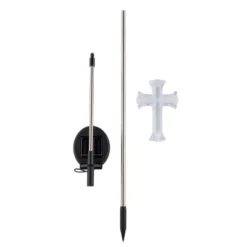 2pk 34" Solar Cross Pathway Lights - Alpine Corporation -Garden Furniture Store GUEST 753bd034 888b 4c45 a855 f0a2b2d3ffea