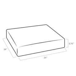 Arden Selections 24" X 24" Outdoor Deep Seat Cushion Stone Gray Leala 11 Arden Selections 24" X 24" Outdoor Deep Seat Cushion Stone Gray Leala -Garden Furniture Store GUEST 76e1b4c5 ba36 47ed a439 fdbef92be03f