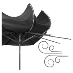 10' Wind Resistant Tilting Patio Umbrella - CorLiving -Garden Furniture Store GUEST 76f57601 0226 416c 9a68 81c4d520e527
