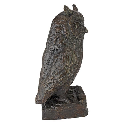 Design Toscano The Wise Owl Bronze Garden Statue 1 Design Toscano The Wise Owl Bronze Garden Statue