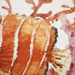 20" X 20" Sealife Beaded & Embroidered Decorative Patio Throw Pillow - Edie@Home -Garden Furniture Store GUEST 7d7ffc86 8c5b 491c 9bf9 dab8aff3bdd1