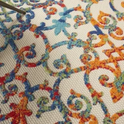 Nourison Aloha Contemporary Scroll Outdoor Rug -Garden Furniture Store GUEST 7e120243 6361 4f73 bc66 21bc5e167502