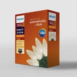 Philips 50ct LED Solar Faceted C6 String Lights Warm White With Green Wire 6 Philips 50ct LED Solar Faceted C6 String Lights Warm White With Green Wire -Garden Furniture Store GUEST 812cf55c bae3 4f43 b85a 6b8a98af1857