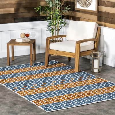 NuLOOM Rochel Mediterranean Indoor/Outdoor Area Rug 1 NuLOOM Rochel Mediterranean Indoor/Outdoor Area Rug