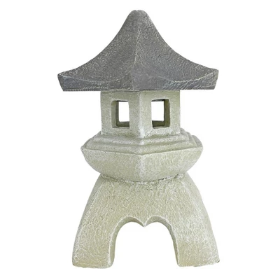 Design Toscano Pagoda Lantern Sculpture: Set Of Two Medium 2 Design Toscano Pagoda Lantern Sculpture: Set Of Two Medium - Image 2