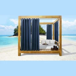 Commonwealth Seascapes Light Filtering Enhance Living Space With Satiny Look Grommet Outdoor Panel Pair Indigo -Garden Furniture Store GUEST 873a0d83 8425 44c0 b82a aaa905ab534e
