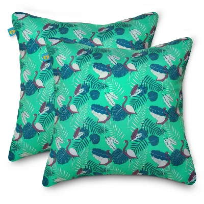 2pk Duck Covers Water-Resistant Outdoor Throw Pillows - Classic Accessories 6 2pk Duck Covers Water-Resistant Outdoor Throw Pillows - Classic Accessories - Image 6