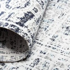 Sofia Magnolia 5'3" X 7'2" Outdoor Patio Rug Navy Blue - Nicole Miller -Garden Furniture Store GUEST 89291937 8dbb 410a 83a7 ad6d404a0ea0