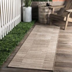 NuLOOM Shirlene Stripes Outdoor Patio Area Rug