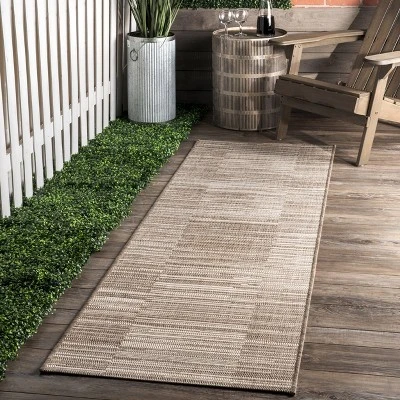 NuLOOM Shirlene Stripes Outdoor Patio Area Rug 1 NuLOOM Shirlene Stripes Outdoor Patio Area Rug