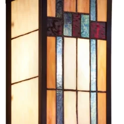 16.25" 1-Light Mission Style Stained Glass Outdoor Wall Sconce - River Of Goods 12 16.25" 1-Light Mission Style Stained Glass Outdoor Wall Sconce - River Of Goods -Garden Furniture Store GUEST 8c1d355a 757f 47ef 9048 cd32888a5cbf