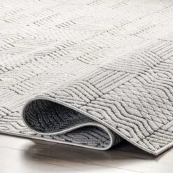 NuLOOM Valerie Textured Geometric Indoor/Outdoor Patio Area Rug -Garden Furniture Store GUEST 8ce7bb8c 6f32 45f8 9430 53353ac0f743