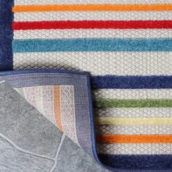 Coastal Geometric Casual Stripe Indoor Outdoor Area Rug By Blue Nile Mills -Garden Furniture Store GUEST 903c1ebd 1457 4ae7 8a0c 206e686e9a7c