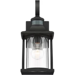 John Timberland Adaes Mission Outdoor Wall Light Fixture Textured Black Motion Sensor 14 1/4" Clear Glass For Post Exterior Barn Deck House Porch Yard 8 John Timberland Adaes Mission Outdoor Wall Light Fixture Textured Black Motion Sensor 14 1/4" Clear Glass For Post Exterior Barn Deck House Porch Yard -Garden Furniture Store GUEST 918efd56 a005 4bf3 a9de 73576d2fd384