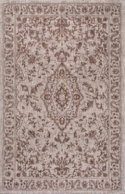 Jerash Ornate Medallion Indoor/Outdoor Area Rug - JONATHAN Y