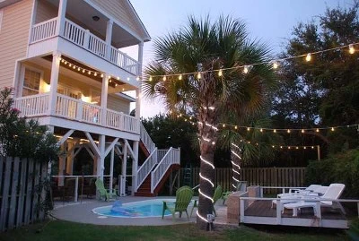 Novelty Lights Edison Outdoor String Lights With 25 Suspended Sockets Brown Wire 37.5 Feet 4 Novelty Lights Edison Outdoor String Lights With 25 Suspended Sockets Brown Wire 37.5 Feet - Image 4