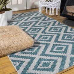 Sintra Diamond Indoor/Outdoor Area Rug - JONATHAN Y 14 Sintra Diamond Indoor/Outdoor Area Rug - JONATHAN Y -Garden Furniture Store GUEST 951b6607 1333 449b a9af cc827f1a6053