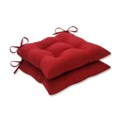 2pc Fresco Outdoor Tufted Seat Pads - Pillow Perfect -Garden Furniture Store GUEST 98228dca 3381 43b0 8952 07f87ac34486