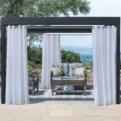 Commonwealth Seascapes Light Filtering Satiny Look And Feel Provide Privacy Grommet Outdoor Panel Pair White 7 Commonwealth Seascapes Light Filtering Satiny Look And Feel Provide Privacy Grommet Outdoor Panel Pair White -Garden Furniture Store GUEST 98e0bc84 25f5 4cc7 a05e 2dfbd8e53625