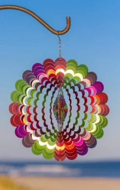 Dawhud Direct 12" H Rainbow Kinetic Wind Spinners - Yard Decoration -Garden Furniture Store GUEST 9a6f6c3a a9bd 4b8e 8d1d 0a1b5623cf14