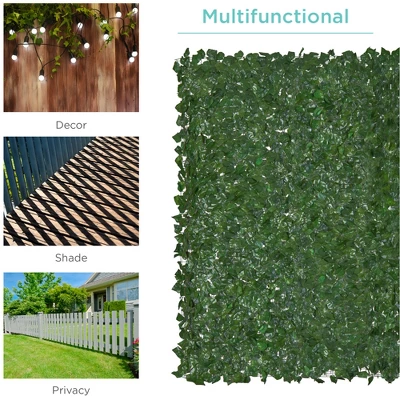 Best Choice Products Artificial Faux Ivy Hedge Privacy Fence Screen For Outdoor Decor, Garden, Yard 2 Best Choice Products Artificial Faux Ivy Hedge Privacy Fence Screen For Outdoor Decor, Garden, Yard - Image 2