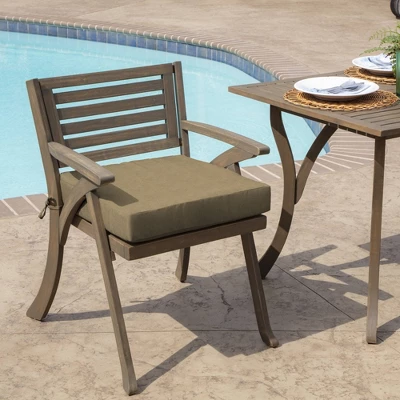 Arden Selections Hamilton Texture Outdoor Seat Cushion Tan 1 Arden Selections Hamilton Texture Outdoor Seat Cushion Tan