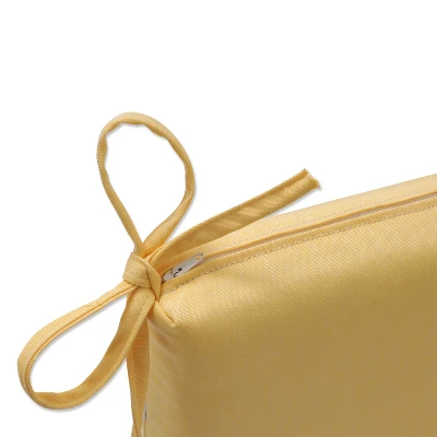 Pillow Perfect 18"x45" ECOM Canvas Outdoor Bench Cushion 1 Pillow Perfect 18"x45" ECOM Canvas Outdoor Bench Cushion