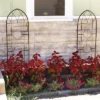 Sunnydaze Decor Sunnydaze 2-Piece Arched Climbing Plants Wall Trellis With Flower Pot Supports