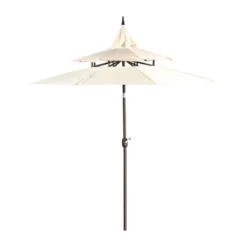 Aoodor 9FT Patio Umbrella Outdoor Table Umbrella 3 Tiers With 8 Ribs -Garden Furniture Store GUEST 9ee836f5 0348 40c8 aeab 0681711f2e84
