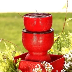 11" Indoor/Outdoor Polyresin 4-in-1 Fountain Tower With Planter - Bernini -Garden Furniture Store GUEST 9f73e1fb 92c6 47b9 a165 b92505adcb0e