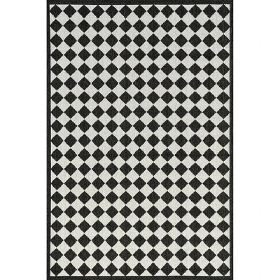 NuLOOM Valery Checkered Indoor/Outdoor Patio Area Rug 9 NuLOOM Valery Checkered Indoor/Outdoor Patio Area Rug - Image 9