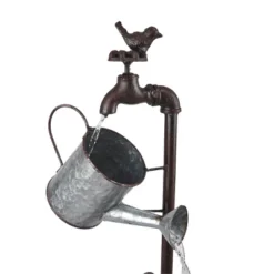 36" Metal Watering Can Wheelbarrow Fountain - Alpine Corporation -Garden Furniture Store GUEST a020a16b 07ad 41af b1e8 ddc2b1998655