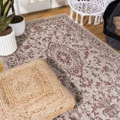 Jerash Ornate Medallion Indoor/Outdoor Area Rug - JONATHAN Y 16 Jerash Ornate Medallion Indoor/Outdoor Area Rug - JONATHAN Y -Garden Furniture Store GUEST a04be411 7976 423c b791 4e4d758dbf0b