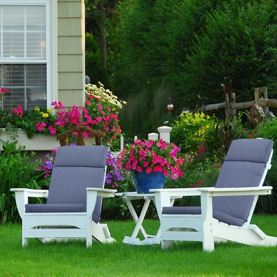 Aoodor Reversible Design High Back Chair Cushions Set Of 4 2 Aoodor Reversible Design High Back Chair Cushions Set Of 4 - Image 2