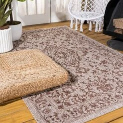 Jerash Ornate Medallion Indoor/Outdoor Area Rug - JONATHAN Y 14 Jerash Ornate Medallion Indoor/Outdoor Area Rug - JONATHAN Y -Garden Furniture Store GUEST a14e3f42 8493 4de4 a828 4aa426535ec8