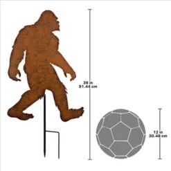 Design Toscano Bigfoot Spotted Metal Silhouette Yeti Garden Stake -Garden Furniture Store GUEST a1570f7d 65d5 4d07 acb6 972b22dcc906