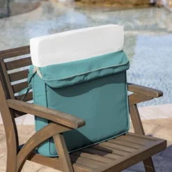 Arden Selections 20" X 20" ProFoam Outdoor Dining Seat Cushion Surf -Garden Furniture Store GUEST a2039f11 6f50 49a5 b9c4 ccc2c5b4426a