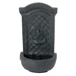 Sunnydaze Decor Sunnydaze 31"H Electric Polystone Rosette Leaf Outdoor Wall-Mount Water Fountain 12 Sunnydaze Decor Sunnydaze 31"H Electric Polystone Rosette Leaf Outdoor Wall-Mount Water Fountain -Garden Furniture Store GUEST a31dce4c 0673 4a39 925c 9de8a0bd9204