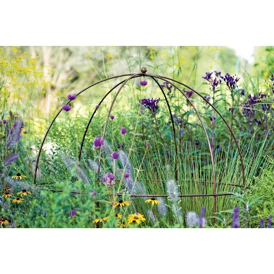 Gardeners Supply Company Jardin Bird Cage Plant Support | Large Sturdy Grow-Through Steel Flower Support Trellis And Garden Decor | Best To Support 2 Gardeners Supply Company Jardin Bird Cage Plant Support | Large Sturdy Grow-Through Steel Flower Support Trellis And Garden Decor | Best To Support - Image 2