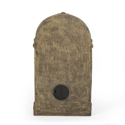 Frontage Outdoor 2-Tier Single Spout Fountain - Light Brown - Christopher Knight Home 5 Frontage Outdoor 2-Tier Single Spout Fountain - Light Brown - Christopher Knight Home - Image 5