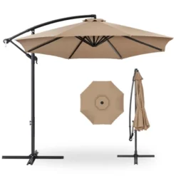 Best Choice Products 10ft Offset Hanging Outdoor Market Patio Umbrella W/ Easy Tilt Adjustment -Garden Furniture Store GUEST a9105ae9 86e4 4047 a86e 6e1a782edcb8